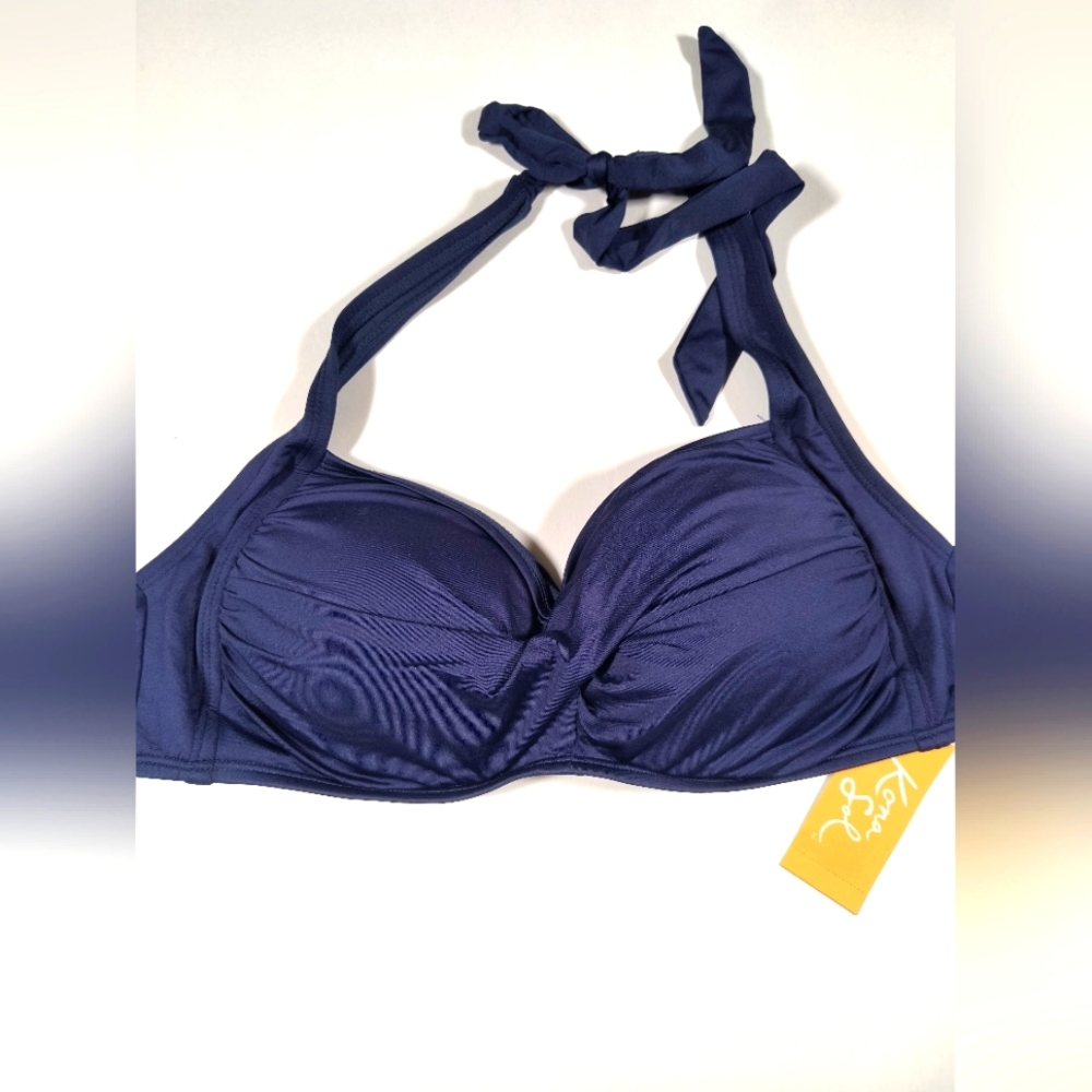 Kona Sol Bikini navy top size L